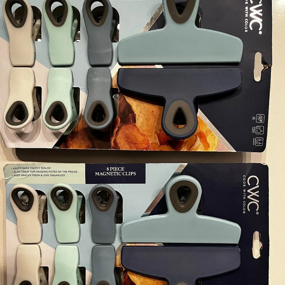 Magnetic Chip Clips‎ (2 Packs of 8 Clips Each) / New